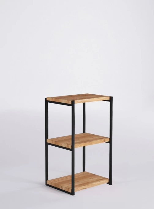 Loft Regal aus Eiche 01