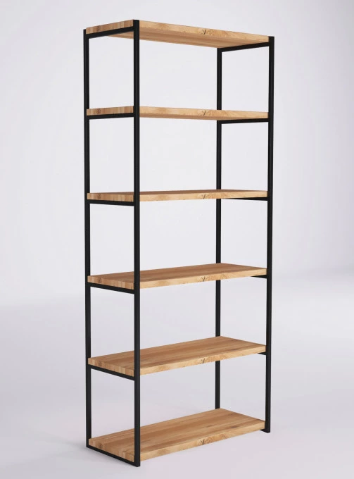 Loft Regal aus Eiche 08