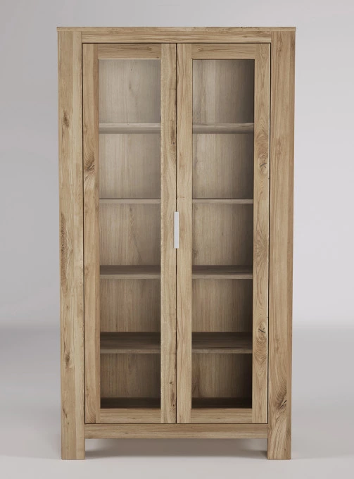 Vitrine aus Eiche Vernalis 02