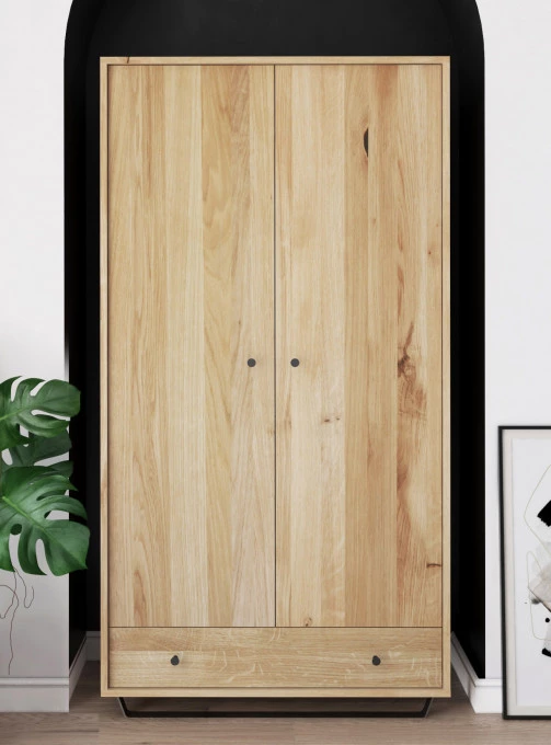 Eichenschrank Steel 01