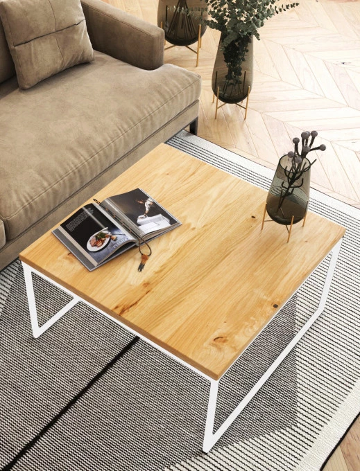 Couchtisch aus Eiche Ław04