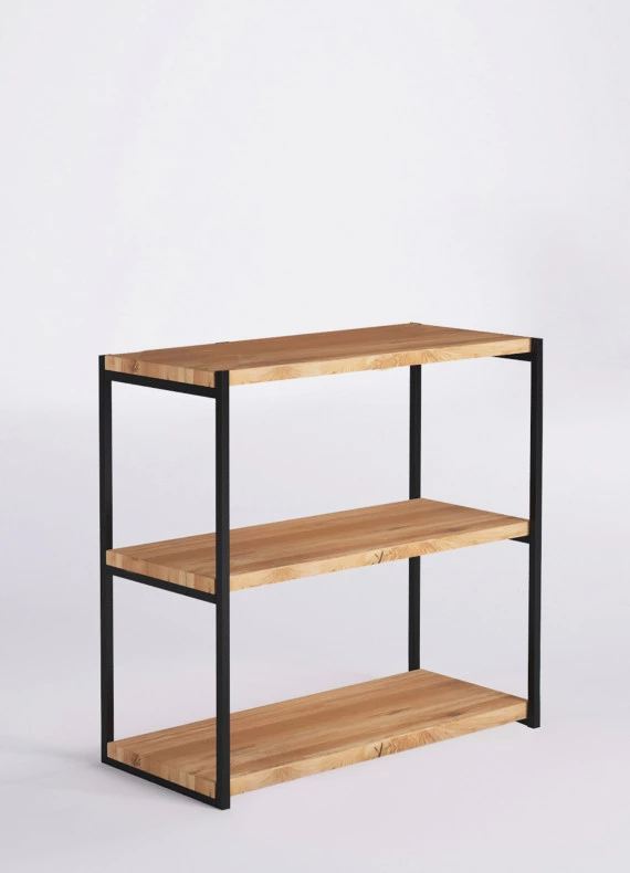 Loft Regal aus Eiche 05
