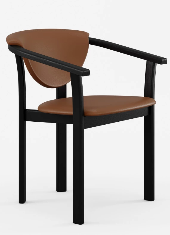 Gepolsterter Eichensessel M Black Edition