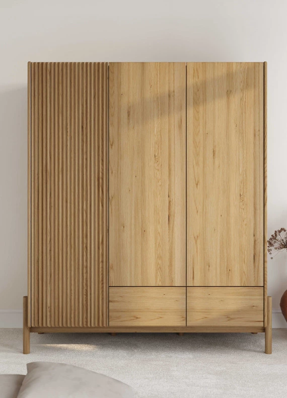 Eichenschrank Japandi 03A