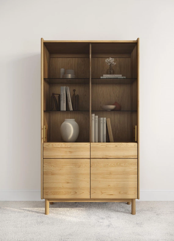 Anrichte aus Eiche Japandi Compact 02