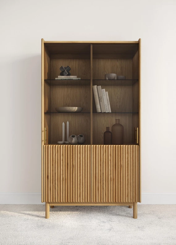 Anrichte aus Eiche Japandi Compact 03
