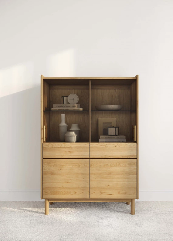 Anrichte aus Eiche Japandi Compact 04