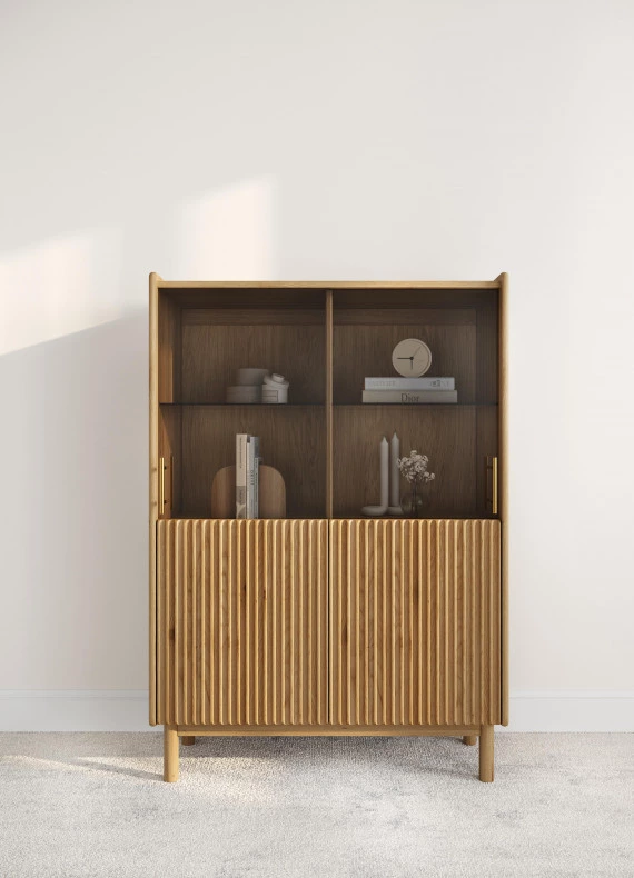 Anrichte aus Eiche Japandi Compact 05