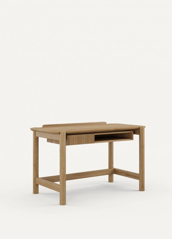 Schreibtisch aus Eiche Japandi Compact 02