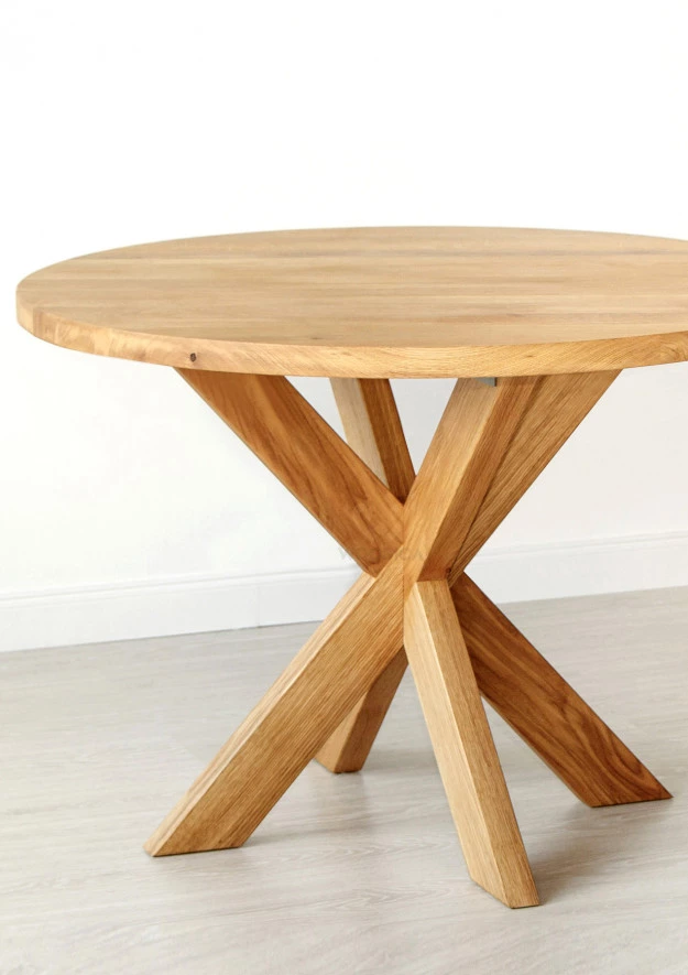 Eiche Tisch massiv 07 Rund
