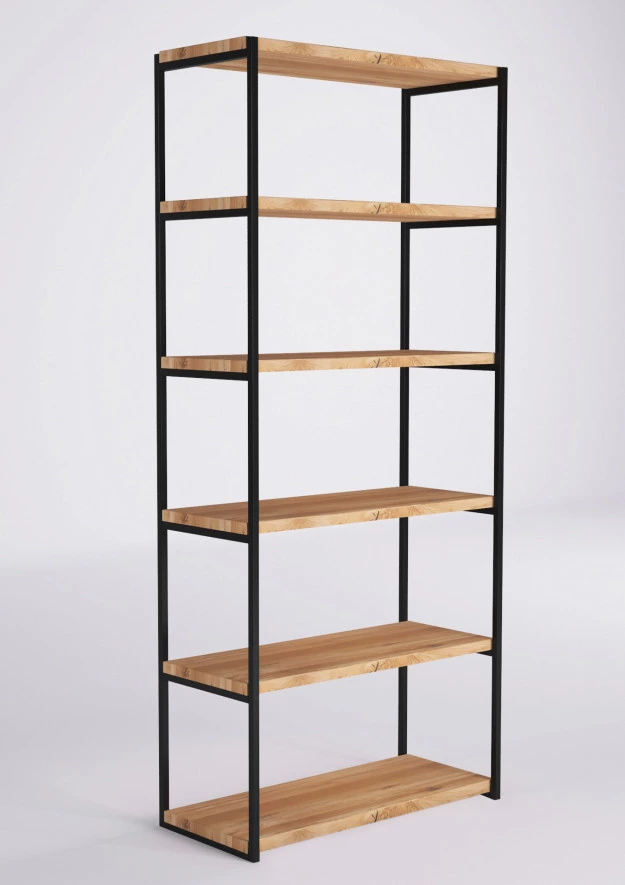 Loft Regal aus Eiche 08