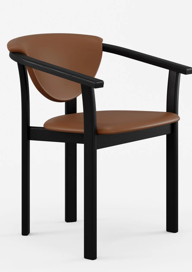 Gepolsterter Eichensessel M Black Edition