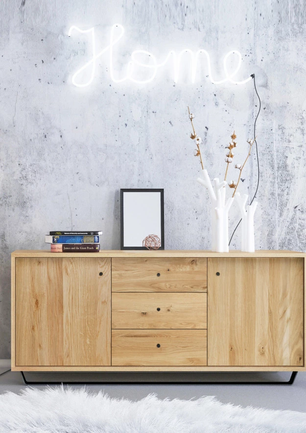 Kommode Eiche Steel 05 (3s 2d)