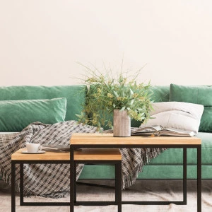 Eckiger Couchtisch SET aus Eiche Law06 ❏50+❏60 | ❏70+❏80 | ❏90+❏100