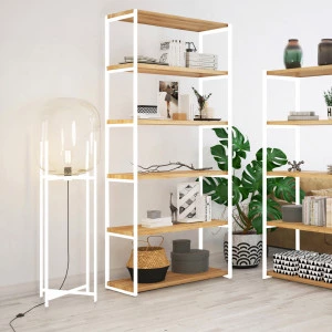 Loft Regal aus Eiche 2m | 90cm | 6p