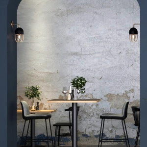 Hoche Bistro Tisch aus Eiche