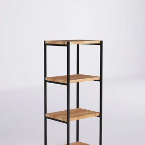 Loft Regal aus Eiche 02