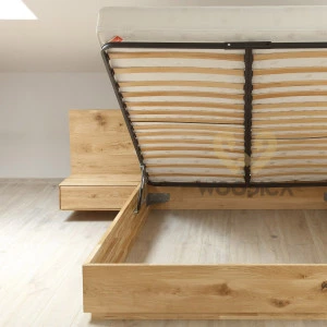 Eichenbett Morus 01 aufklappbar