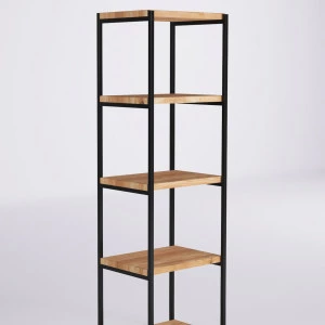 Loft Regal aus Eiche 03