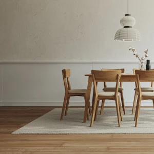 Ausziehbarer Eichentisch Modern U 06 mit Zusatzplatten