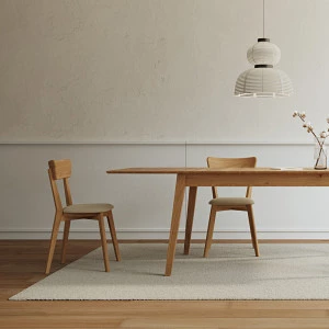 Ausziehbarer Eichentisch Modern U 06 mit Zusatzplatten