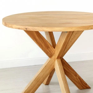 Eiche Tisch massiv 07 Rund