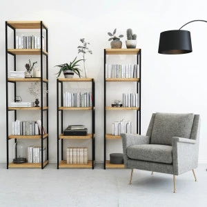 Loft Regal aus Eiche 0.8m | 50cm | 3p