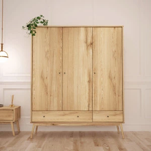 Eichenschrank Malaga 02 3d2s