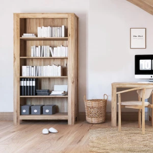 Schreibtisch aus Eiche Vernalis 02 1s+1d