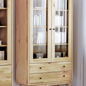 Vitrine aus Eiche Malaga 05 (2d 2s)