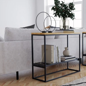 Loft Konsole aus Eiche 02