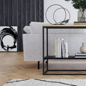 Loft Konsole aus Eiche 02