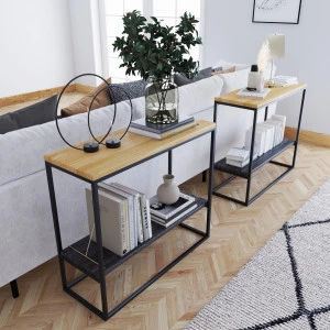 Loft Konsole aus Eiche 02