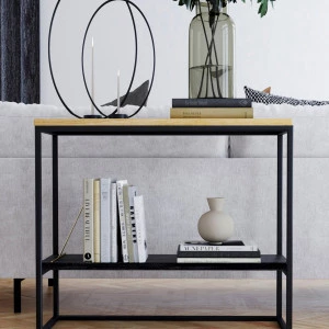 Loft Konsole aus Eiche 02