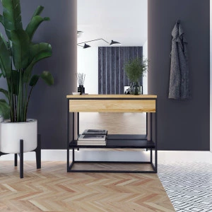 Loft Konsole aus Eiche 04