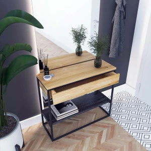 Loft Konsole aus Eiche 04