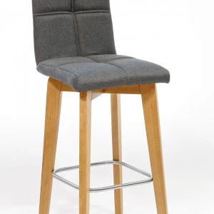 Barhocker aus Eiche gepolstert NK-33