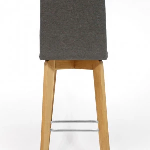 Gepolsterter Barhocker aus Eiche NK-33