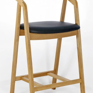 Gepolsterter Barstuhl aus Eiche NK-50mc Hocker