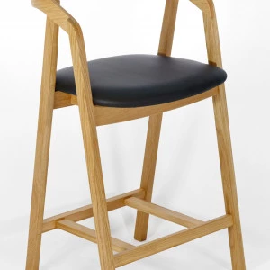 Gepolsterter Barstuhl aus Eiche NK-50mc Hocker