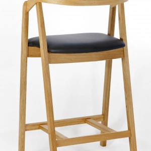 Gepolsterter Barstuhl aus Eiche NK-50mc Hocker