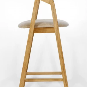 Gepolsterter Barstuhl aus Eiche NK-50mc Hocker