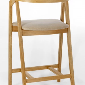 Gepolsterter Barstuhl aus Eiche NK-50mc Hocker