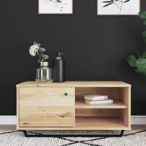 RTV-Schrank aus Eiche Steel 01 1d