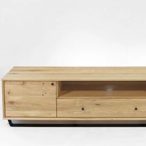 RTV-Schrank aus Eiche Steel 05 (206 1s2d hoch) 
