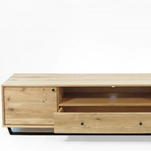 RTV-Schrank aus Eiche Steel 05 (206 1s2d hoch) 