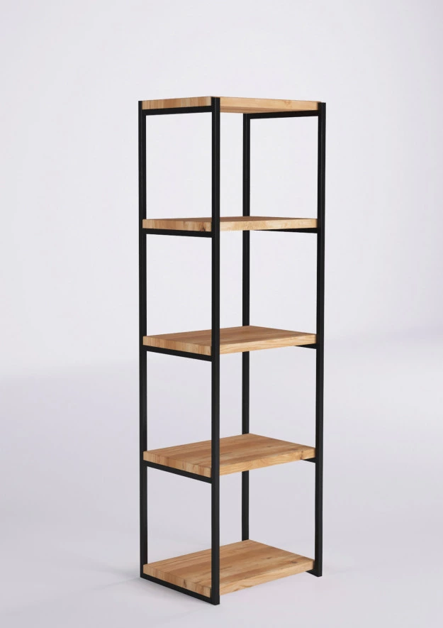 Loft Regal aus Eiche 1.6m | 50cm | 5p