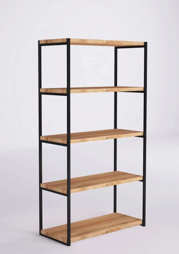 Loft Regal aus Eiche 1.6m | 90cm | 5p