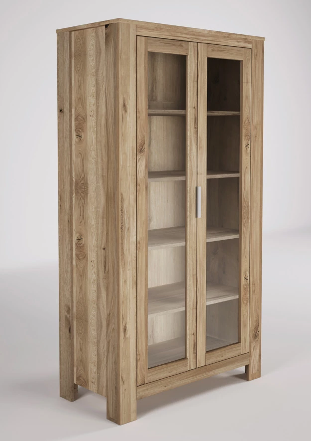 Vitrine aus Eiche Vernalis 02