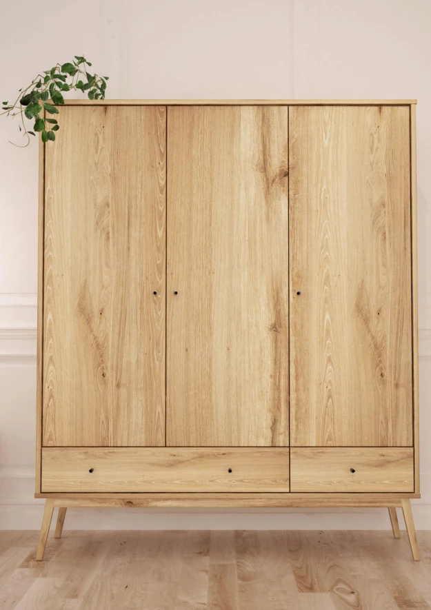 Eichenschrank Malaga 02 3d2s